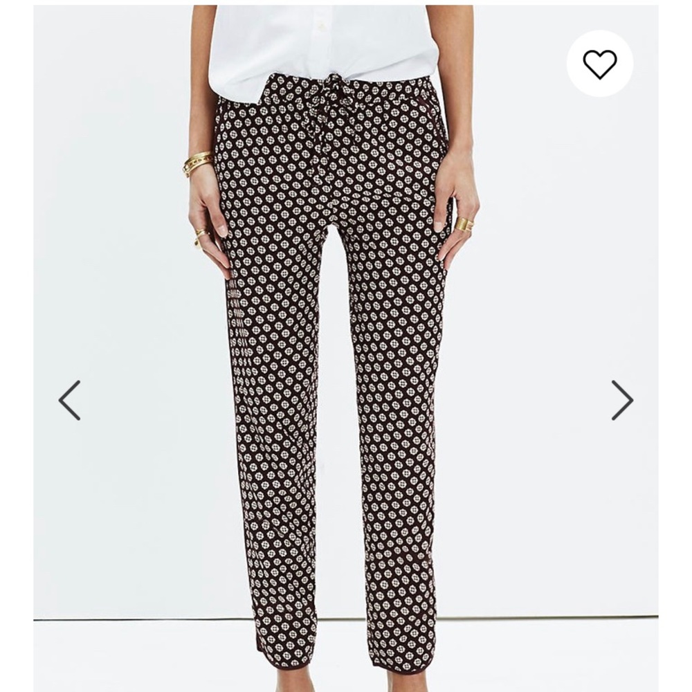Madewell Track Trousers in Coin Tile - XS